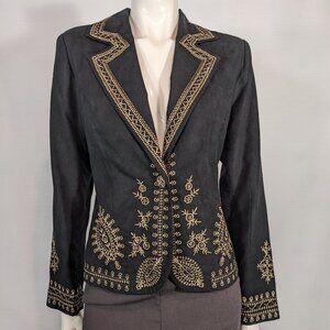 Trenz Embroidered Blazer (like new)